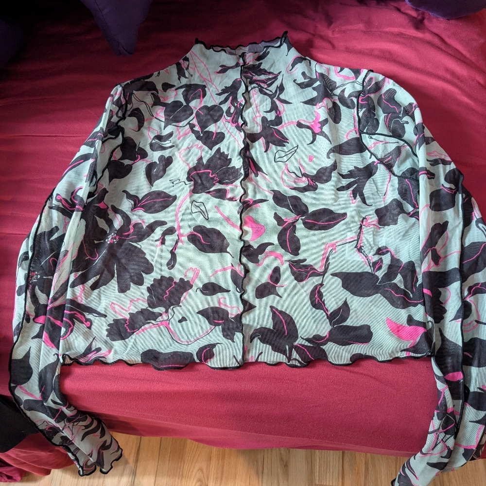 Reebok Mesh Crop Top